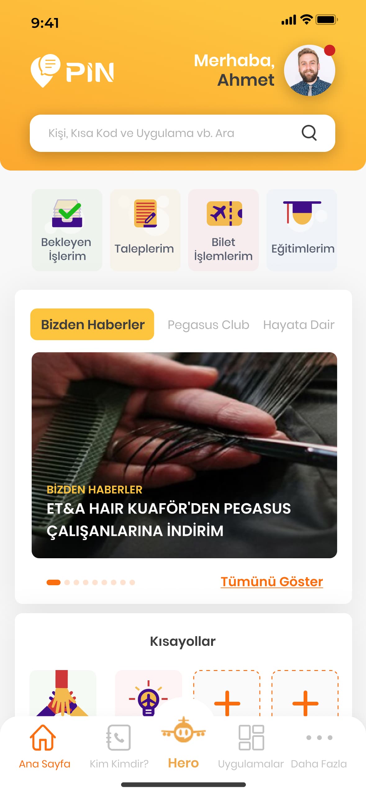 Mobil uygulama ekranı 4